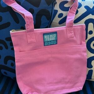 Big Bud Press Pink Zip Mini Tote Bag NEW!